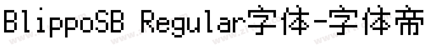 BlippoSB Regular字体字体转换